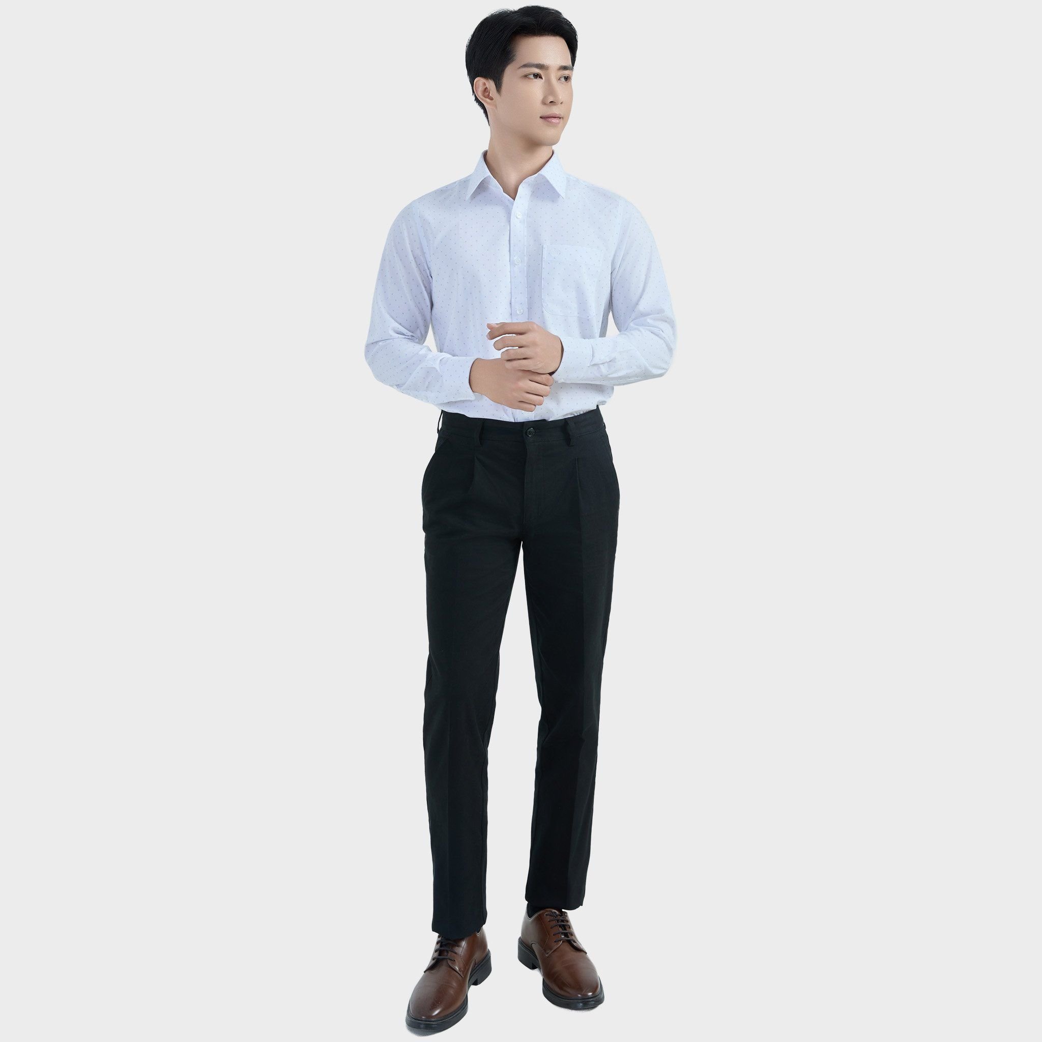 Áo sơ mi nam dài tay cao cấp vải sợi tre - ABD.BPS.BE 217 