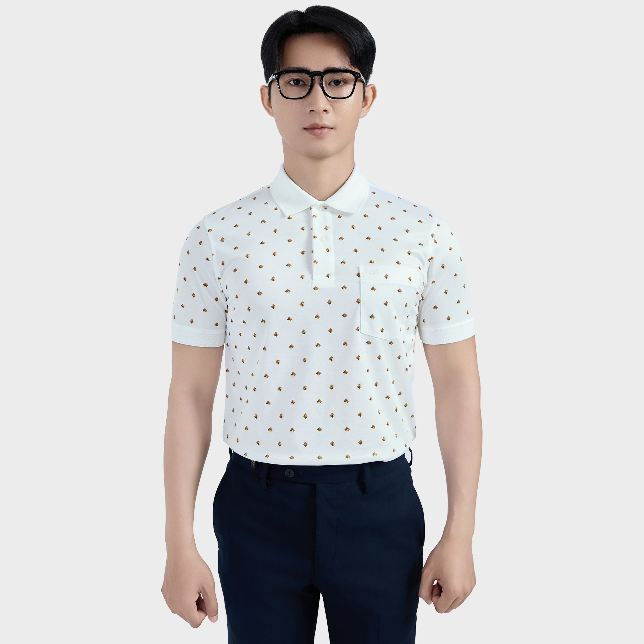  Áo thun nam Polo BELLUNI vải sợi tre cao cấp - AT.BP.BE 96 