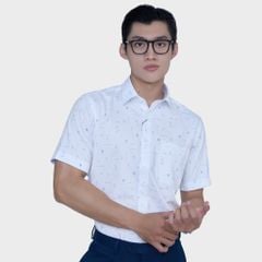  Áo sơ mi nam ngắn tay cao cấp BELLUNI vải sợi tre - ABN.BP.BE 297 