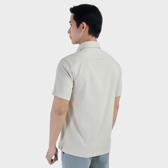  Áo sơ mi nam ngắn tay BELLUNI vải sợi sồi thoải mái thanh lịch - ABN.PML.BE 322 