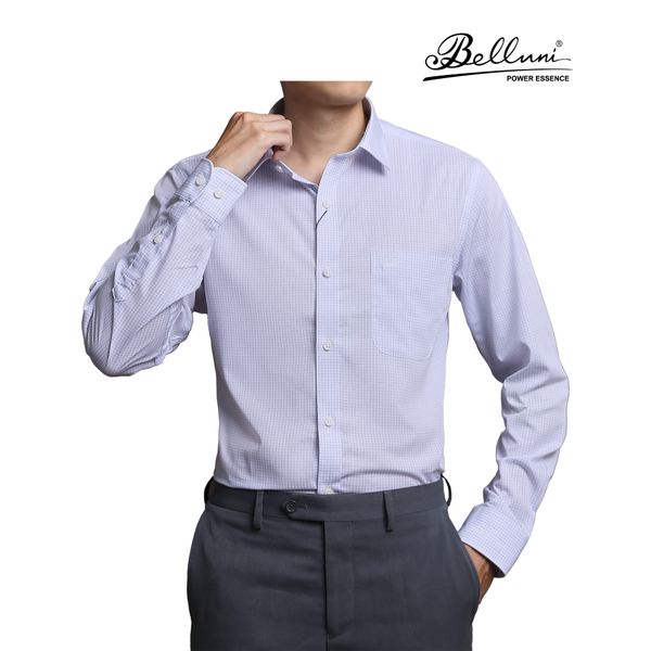  Áo sơ mi nam dài tay cao cấp BELLUNI vải sợi chuối - ABD.BAN.BE 180 W 