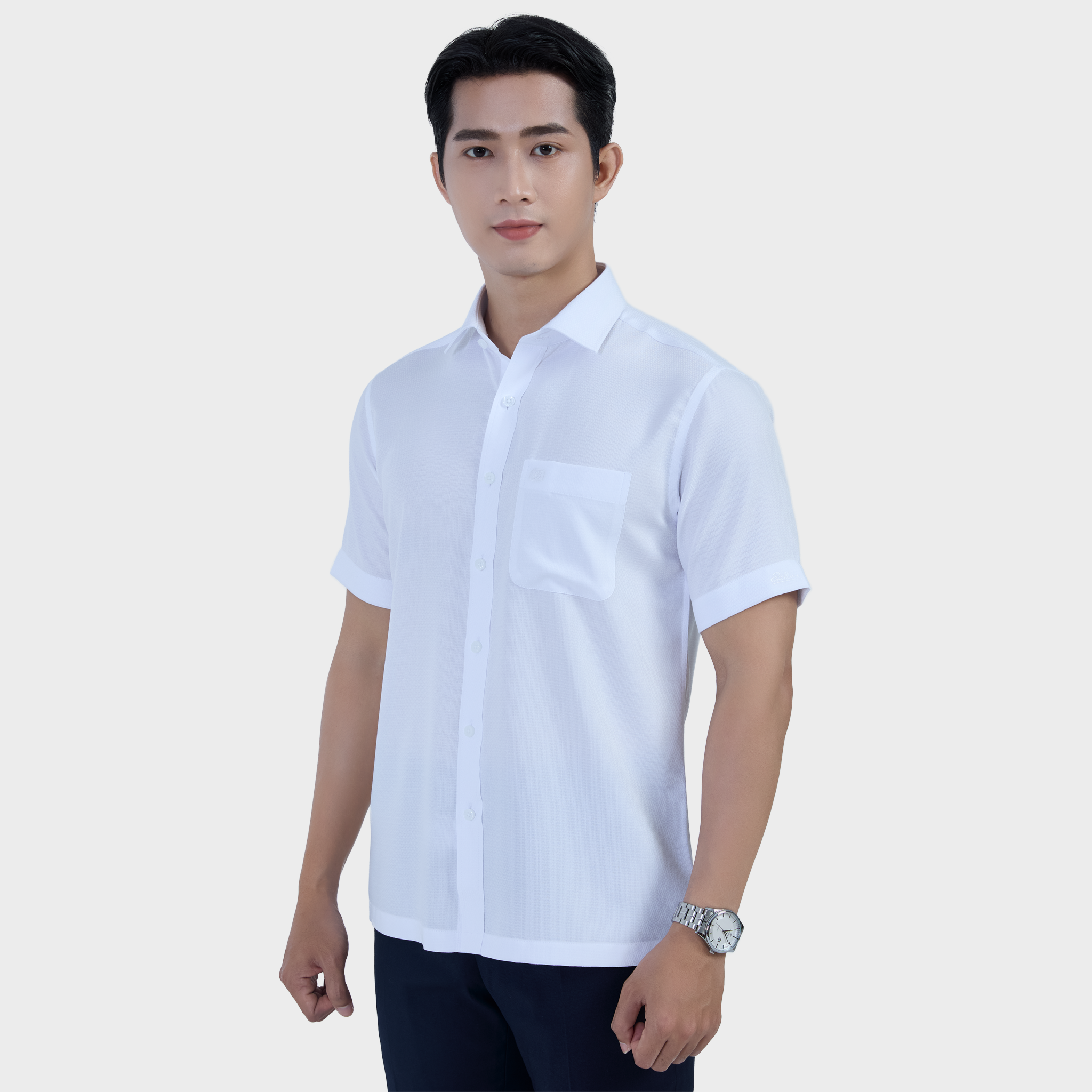  Áo sơ mi nam ngắn tay cao cấp BELLUNI - ABN.BP.BE 315 