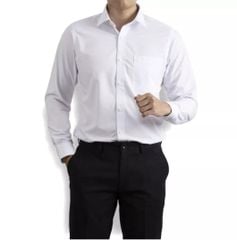  Áo sơ mi nam công sở dài tay BELLUNI basic màu trắng thanh lịch - ABD.SPM.BE 187 W 