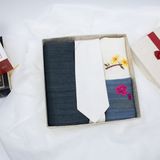  Set quà 020: Khăn mùi xoa tơ tằm cho người nước ngoài 