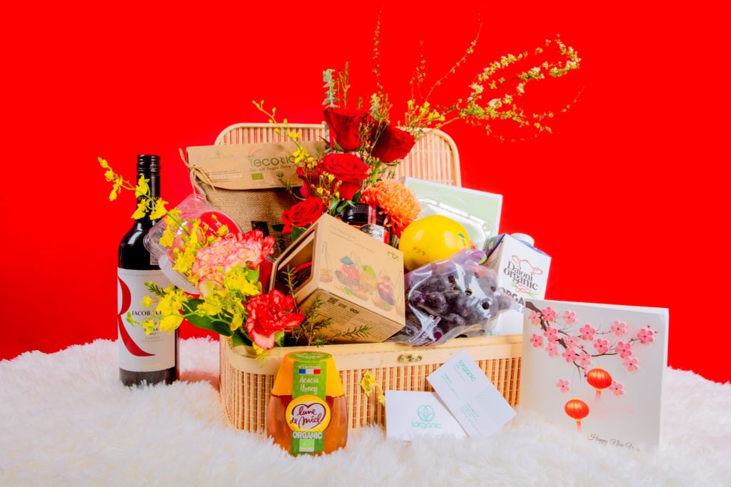  Giỏ quà tặng hữu cơ XUÂN AN NHIÊN 1 