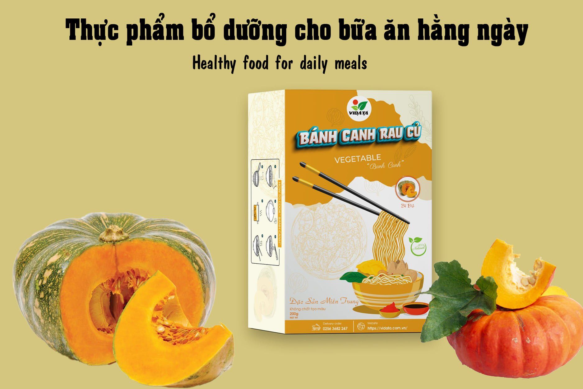  Bánh canh bí đỏ VIDATA 