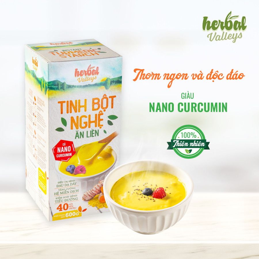  Tinh bột nghệ nguyên chất HERBAL VALLEYS 