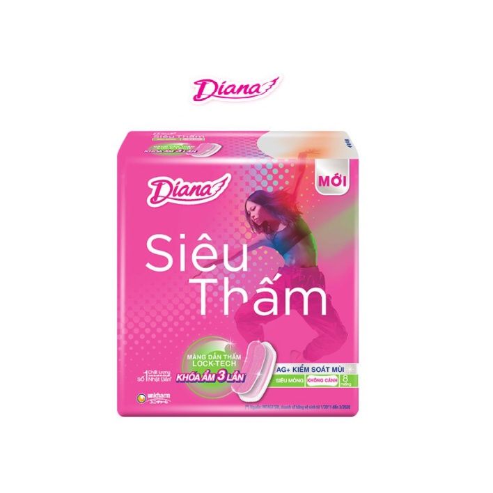  BVS Diana siêu thấm khô thoáng không cánh 8M 