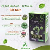  Mì rau củ tươi sây lạnh Cải Kale Ahamisa hộp 240g 