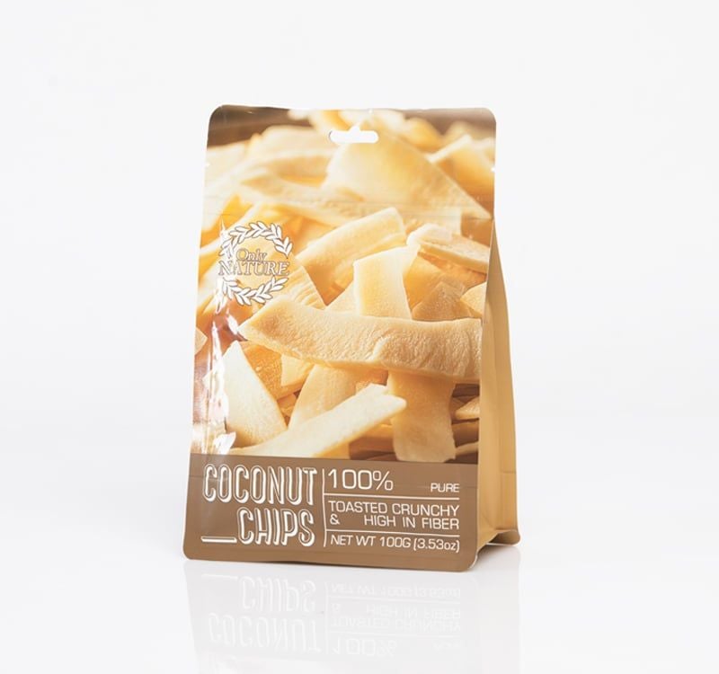  COCONUT CHIPS ( Dừa sấy ) HỘP 