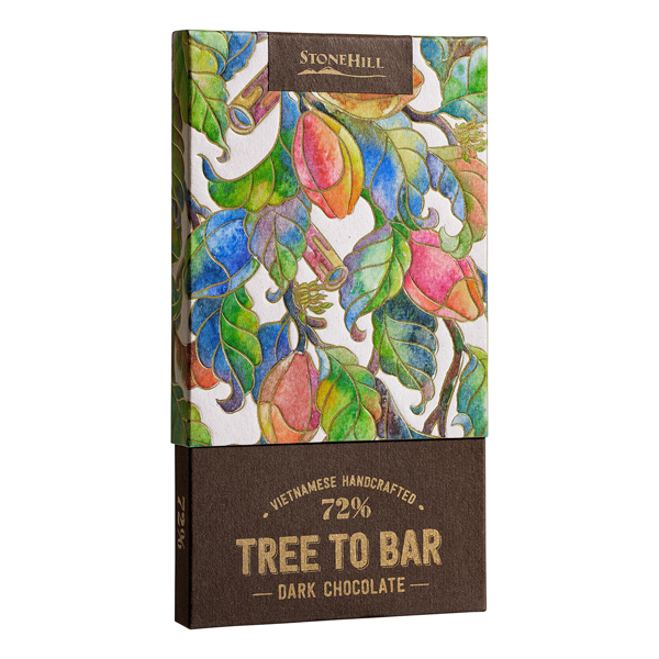  72% Socola Đen Tree To Bar 