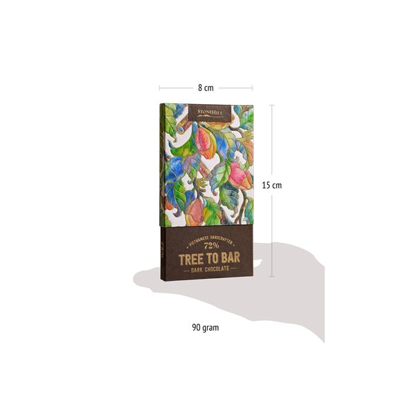  72% Socola Đen Tree To Bar 