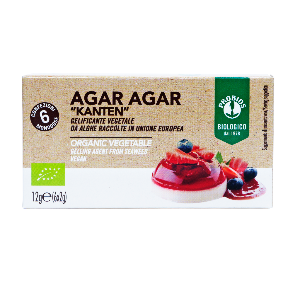  Bột rau cau Agar Agar hữu cơ 6x2g ProBios 