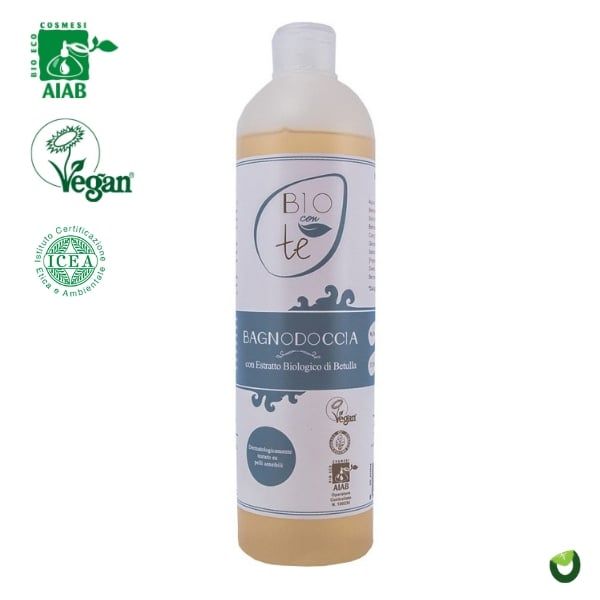  Gel tắm hữu cơ chiết xuất bu-lô và lô hội cho da nhạy cảm 500ml – Pierpaoli 