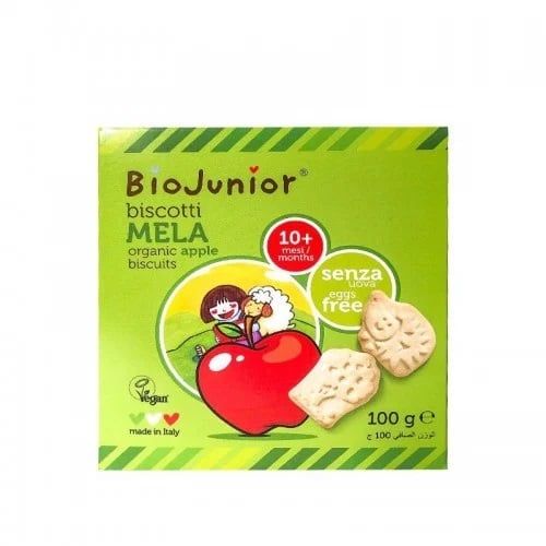  Bánh Ăn Dặm Hữu Cơ Cho Bé Vị Táo Bio Junior 100g 