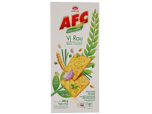  Bánh AFC Vị Rau 172g ( 8x21,5g) 