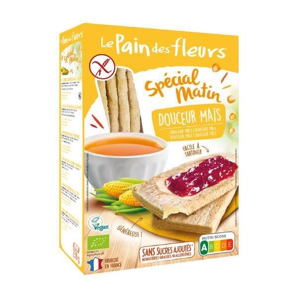  [Le Pain Des Fleurs] Bánh Gạo Vị Bắp (Ngô) Hữu Cơ 230g 