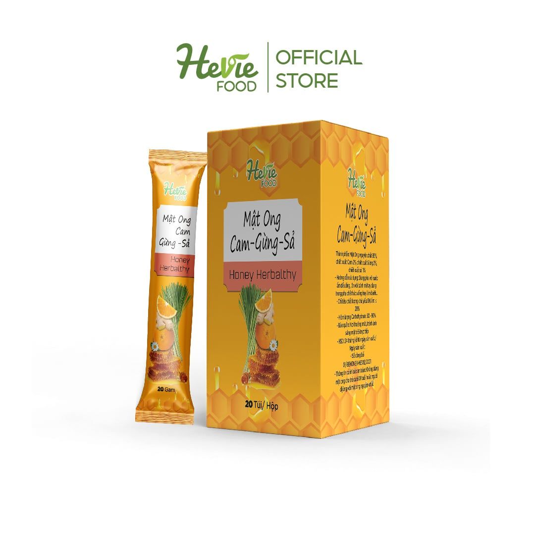 Mật Ong Cam Gừng Sả Heviefood Detox Cơ Thể Thon Dáng Đẹp Da 