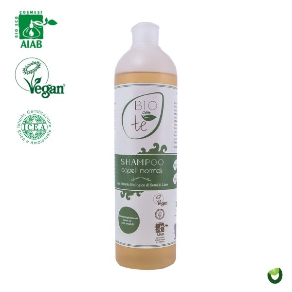  Dầu gội hữu cơ chiết xuất lô hội và hạt lanh 500ml – Pierpaoli 