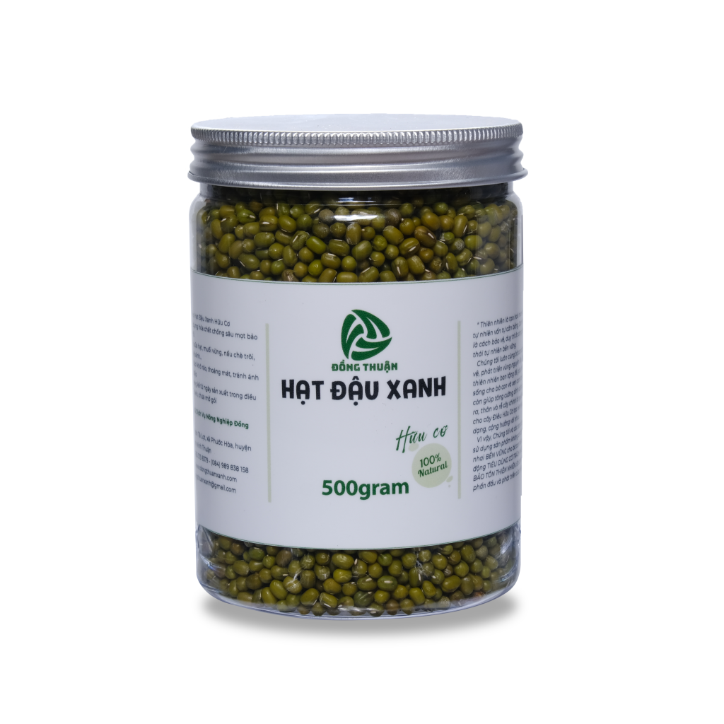  Đậu xanh hữu cơ – hộp 500g 