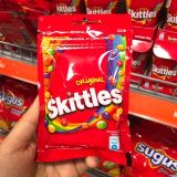  Kẹo Skittles hương trái cây gói 15g màu đỏ 