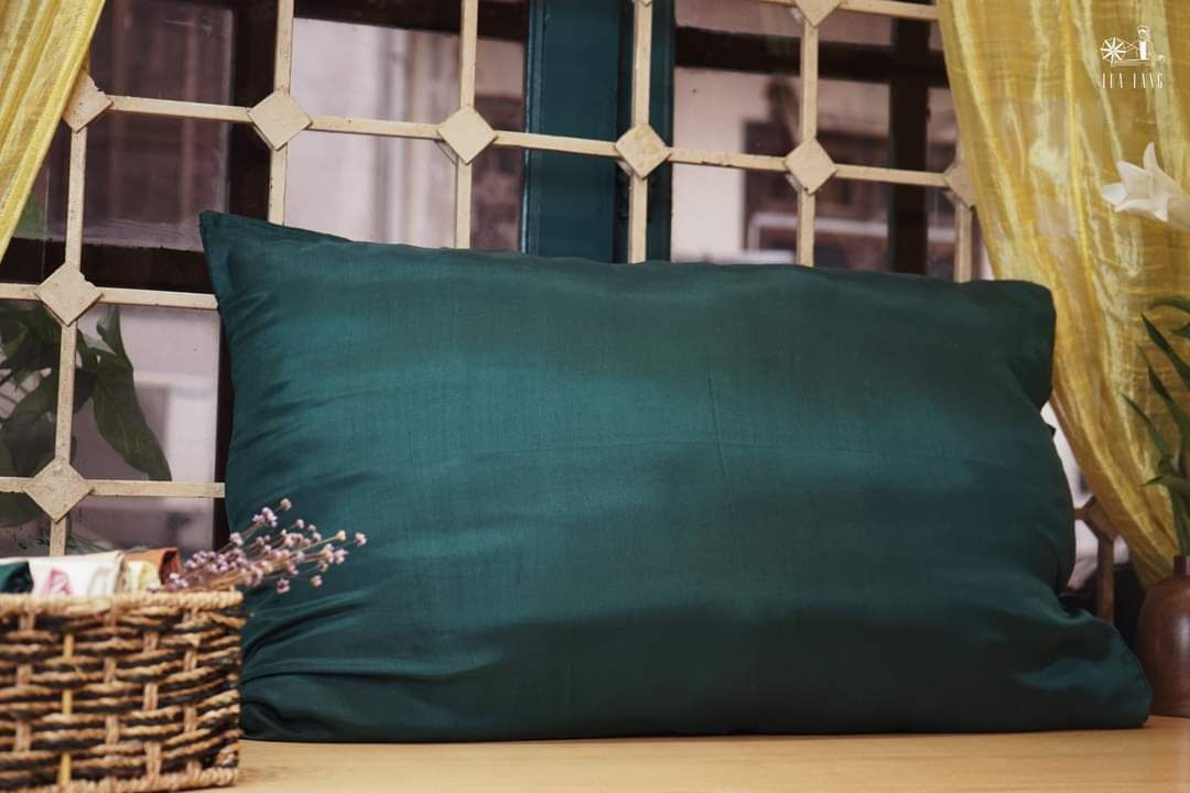  Vỏ gối lụa Lụa Làng 