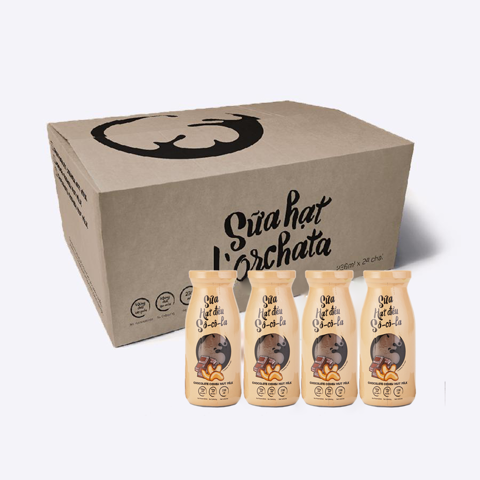  THÙNG 24 CHAI SỮA HẠT ĐIỀU SOCOLA 