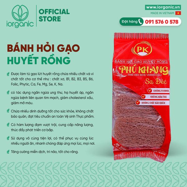  Bánh hỏi gạo huyết rồng Phú Khang 300g 