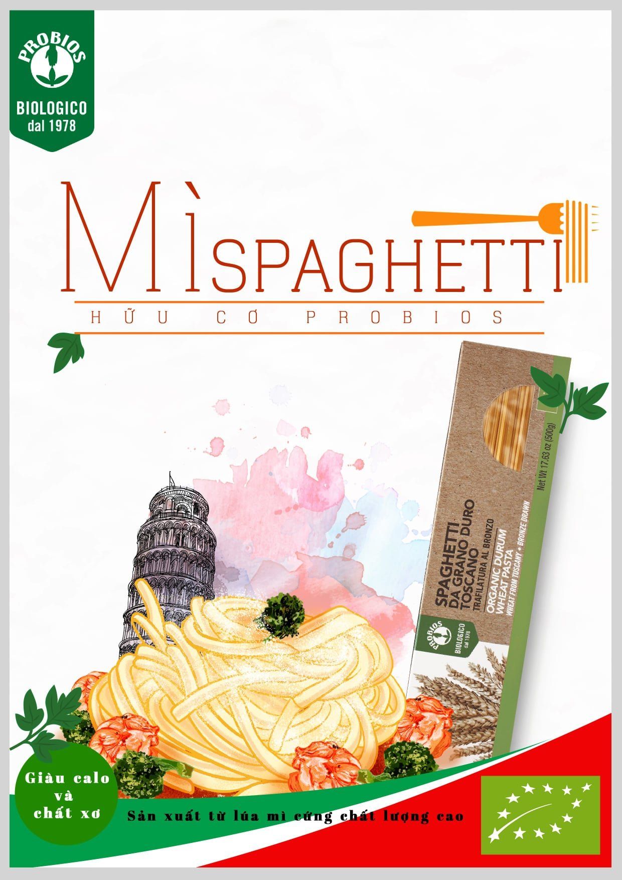  Combo dành cho mì Spagetti hữu cơ 