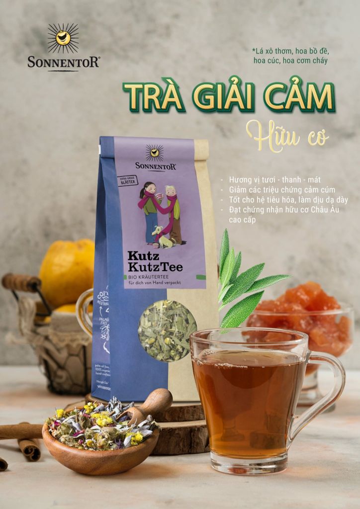  Trà giải cảm hữu cơ 