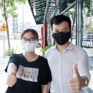  Khẩu trang lụa tơ tằm 2 lớp 