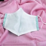  Khẩu trang lụa tơ tằm 2 lớp 