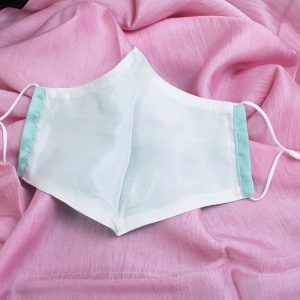  Khẩu trang lụa tơ tằm 2 lớp 