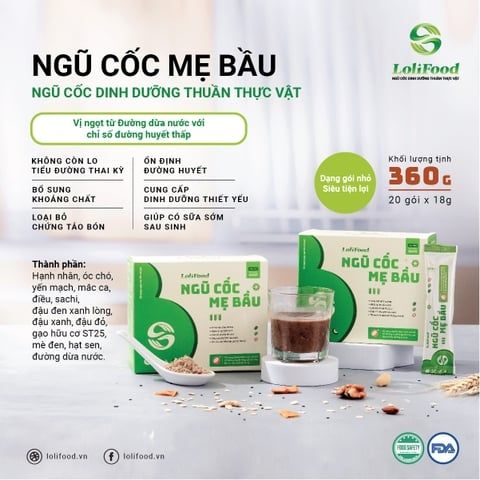  Ngũ cốc mẹ bầu 