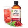  Trà dưỡng sinh Kombucha hữu cơ vị Lựu 400ml Captain Kombucha 