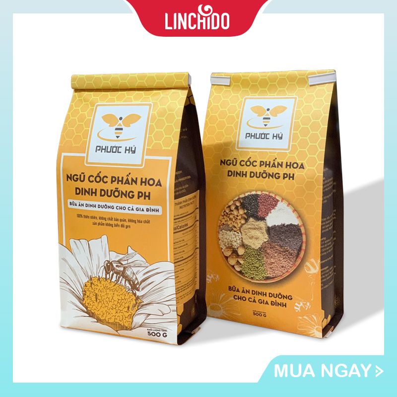  NGŨ CỐC PHẤN HOA DINH DƯỠNG PH 500g – BỮA ĂN NHẸ DINH DƯỠNG CHO CẢ GIA ĐÌNH 