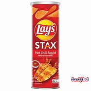  Lays Stax Hot Chilli Squid 100g. 