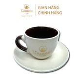  Bộ Tách Cafe Espresso L’amant Café có quai - 70ml kèm đĩa kê - Tách Cafe Gốm Sứ Cao Cấp 