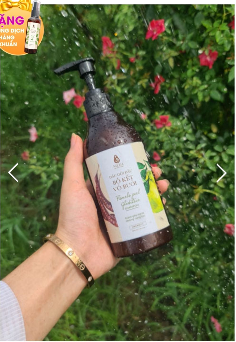  Dầu gội bồ kết vỏ bưởi Mela 