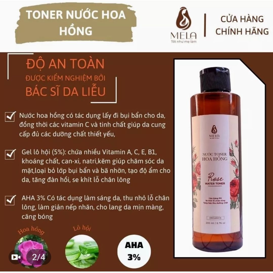  Toner Hoa hồng Mela 