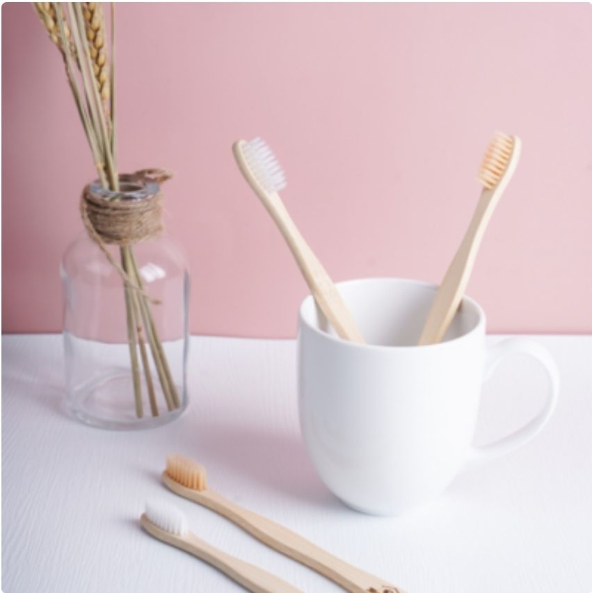  Bàn chải đánh răng tre 