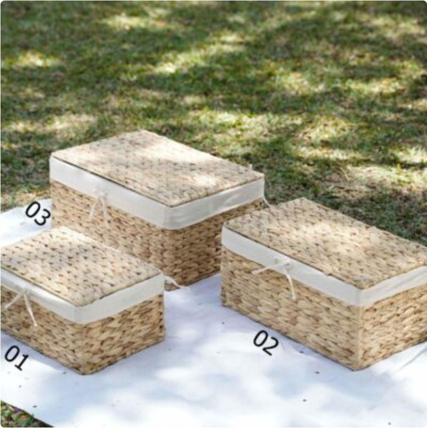  Khay đựng đồ bằng lục bình 