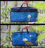  Túi quilt Ruva hoa sen laptop 13″ Và 15″ 