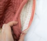  Vỏ gối lụa khâu tay thủ công 50x70cm 