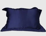  Vỏ gối satin Bảo Lộc 100% tơ tằm màu xanh dương 