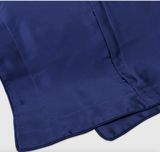  Vỏ gối satin Bảo Lộc 100% tơ tằm màu xanh dương 