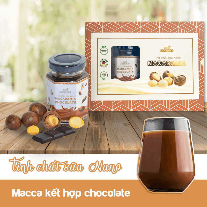  Tinh chất sữa Macca Sahmaka chocolate - Nass Farm 