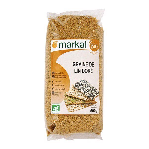  Hạt Lanh Vàng Hữu Cơ Markal 500g 