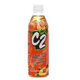  C2 Trà đen hương  đào chai 455ml 