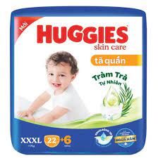  Tã quần Huggies 22 miếng size XXXL ( 17kg ) 